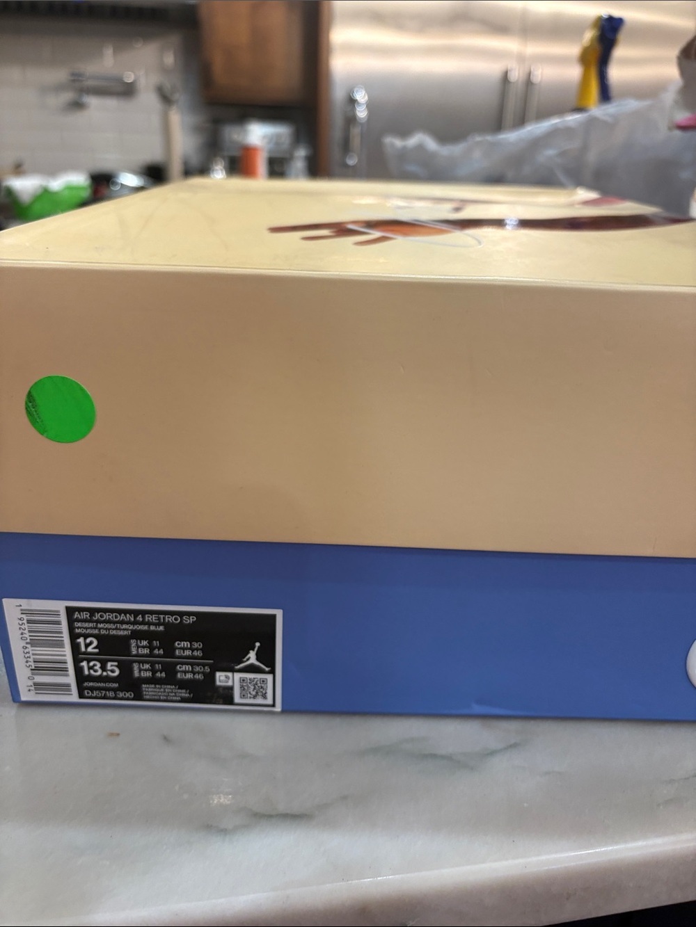 Union La X Air Jordan 4 Retro Desert Moss View 6